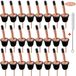 Omgoods - RVS décanteurs avec brosse de nettoyage (24 pièces)