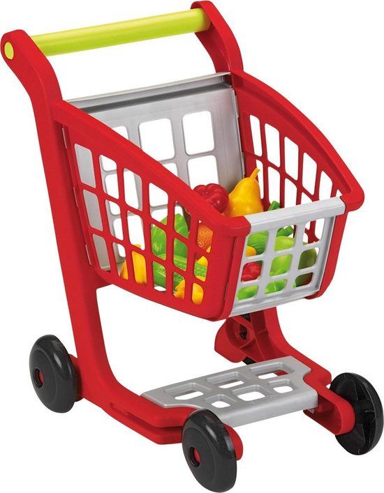 écoiffier 100% Chef Winkelwagen Rood - 42 x 30 x 42 cm - Vanaf 18 Maanden