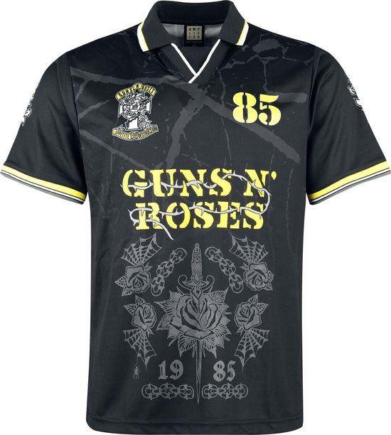 Guns N' Roses Welcome To The Jungle Rock FC Heren Jersey - Zwart - XL