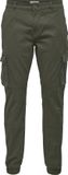 ONLY & SONS ONSCAM Tapered Fit Cargo Broek Olive Night