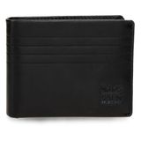 Pepe Jeans Hudson Portemonnee met portemonnee, zwart, 11 x 8 x 1 cm, leer van Joumma Bags