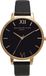 Olivia Burton Big Dial OB15BD55 - Montre - Cuir - Noir - 38mm