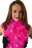 Boa sans marque avec éclairage LED - Rose - 180 cm