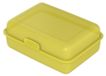 School-Box Lunchbox "School-Box" – boîte à lunch sans BPA pour enfants et adultes - boîte à pain durable pour l'école, le travail et l'aventure, fabriquée en Allemagne - jaune tendance, en plastique PP