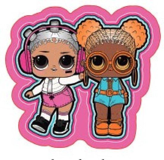 L.O.L. Surprise! Kussen Better Together Junior 35 x 35 cm Polyester Roze/groen
