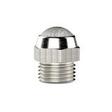 Riegler SD18ESFL Geluidsdemper, roestvrij staal, platte uitvoering, G 1/8, SW 13