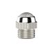 Riegler SD18ESFL Geluidsdemper, roestvrij staal, platte uitvoering, G 1/8, SW 13
