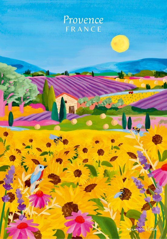 Ravensburger Frankrijk Provence Puzzel - 99 Stukjes