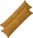 vidaXL - Kussensloop - 2 stuks - HOUTEN - Geel - 40 x 145 cm - Katoensatijn