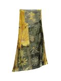 Desigual Rok geel gemêleerd / mintgroen / groen gemêleerd / zwart