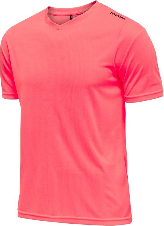 Newline Base Cool Tee - Fluo Pink - L - Men's T-Shirt
