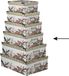 5Five Opbergdoos/box - wit - L40 x B26.5 x H14 cm - Stevig karton - Junglebox