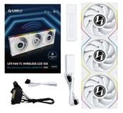 Lian Li UNI FAN TL LCD sans fil 120mm blanc pack de 3