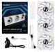 Lian Li UNI FAN TL LCD Wireless 120mm White 3-pack