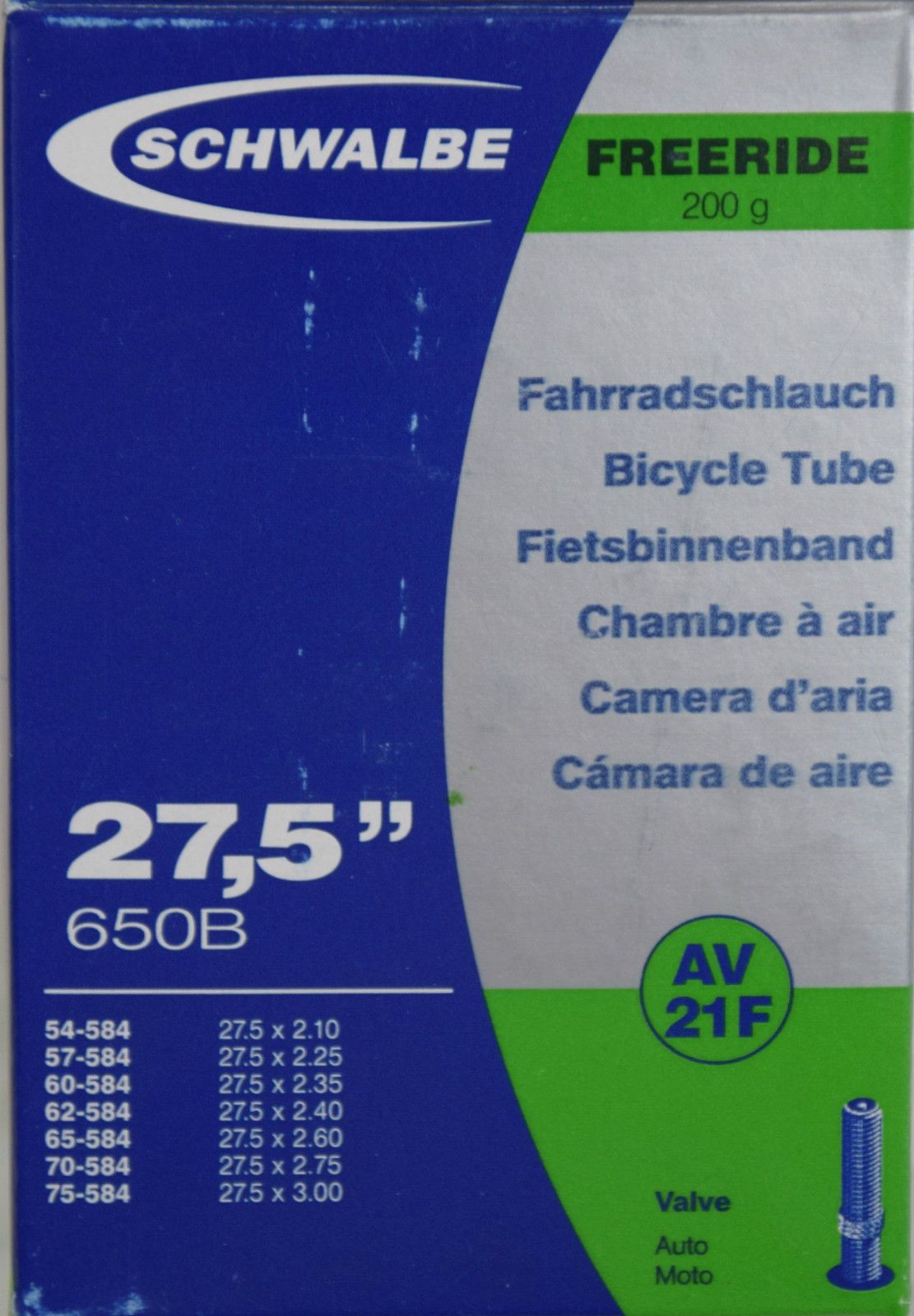 Schwalbe 10400030 - Fiets binnenbanden - Zwart - 200 g
