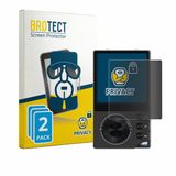 BROTECT - privacy screenprotector voor Surfans F20 Pro - Folie Beschermfolie Blauwlichtfilter 2 Stuks