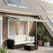 Maison Exclusive - Doek voor markiezen, groen en wit, 500 x 350 cm, polyester