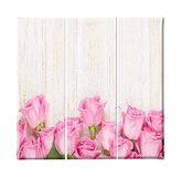 Homemania Wandfoto, 3-delig, natuur, voor woonkamer, slaapkamer, meerkleurig, 69 x 3 x 50 cm, HM203PKNV-205, polyester, hout