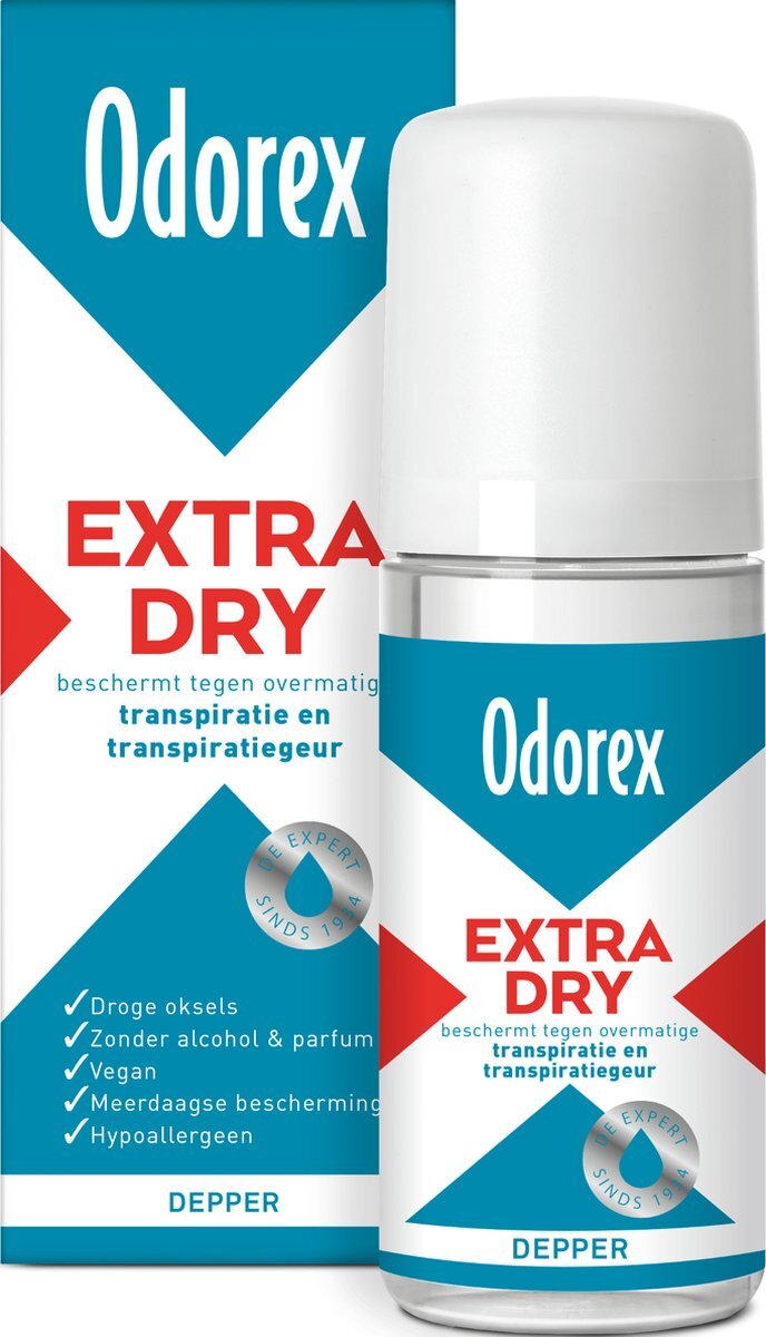 Odorex Extra Dry Depper - Voordeelverpakking 3 x 50 ml