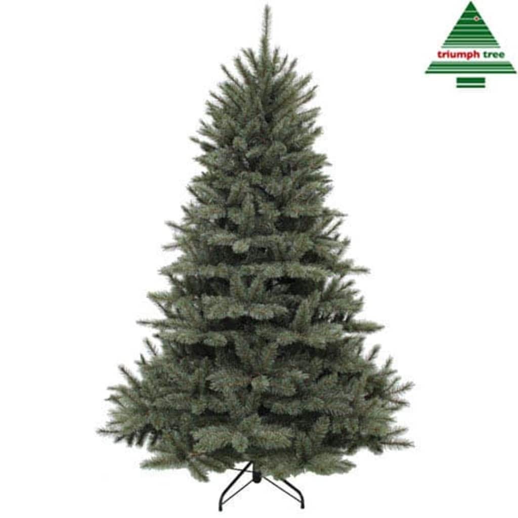 Triumph Tree kunstkerstboom forest frosted maat in cm: 120 x 99 newgrowth blue