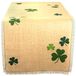 DII Shamrock afgedrukt Jute Tafelloper 14x74