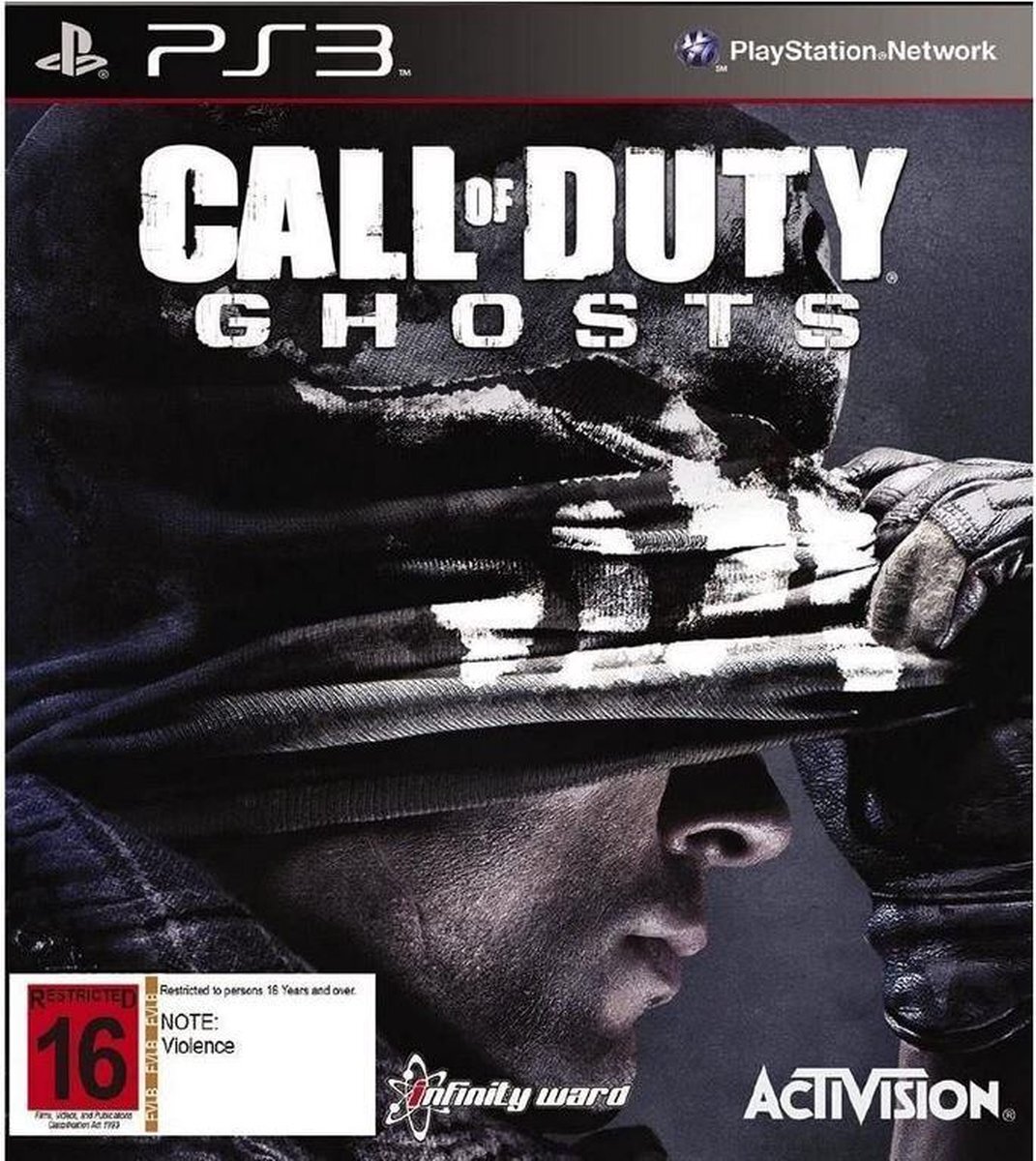 Activision Call Of Duty: Ghosts Includes Free Fall For Sony Ps3 PlayStation 3