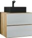 VCM meuble-lavabo 2 pièces Lendas S BL
