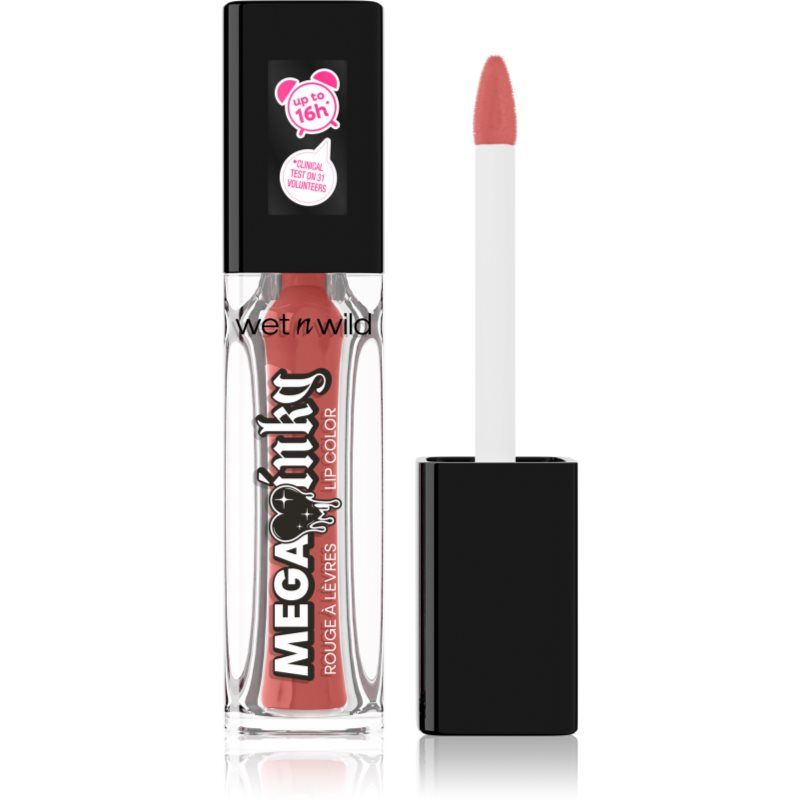 Wet N Wild Mega Inky Matte Lipstick, Langhoudende Formule Voor Tot 16 Uur Draagcomfort, Vol Pigment en Gladde Textuur, Vervagingsvrije Finish, Bare Intentions