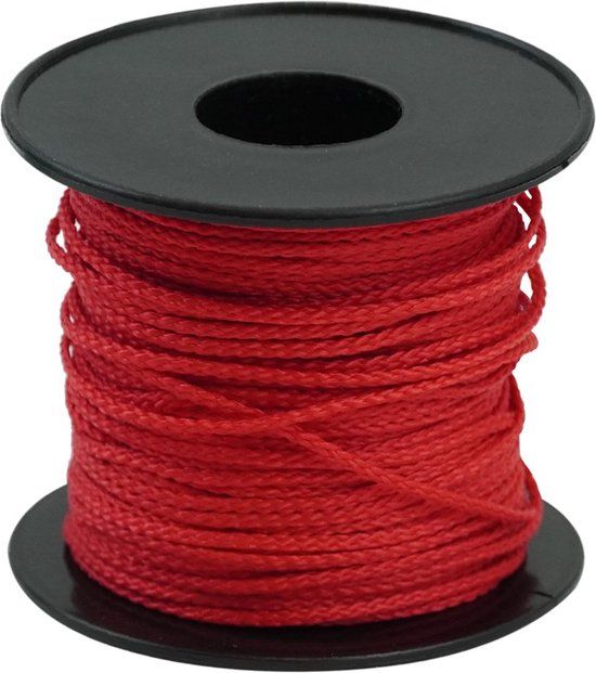 Melkmeisje Ruro gereedschappen Het Melkmeisje 897000 Opspanblok - Metseldraad - PP - Rood - 50m