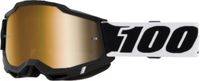 100% Accuri 2 Motocrossbril - Zwart/wit/goud