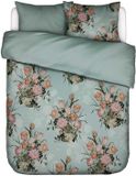 Essenza Tulip Bloom Dekbedovertrek Surf green - Lits-Jumeaux XL – 260x200/220 cm