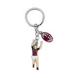 AC Milan Portachiavi Momenti Iconici uniseks-volwassene 1962/63 Seizoen sleutelhanger, iconische momenten van de club, officieel product