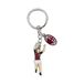AC Milan Portachiavi Momenti Iconici uniseks-volwassene 1962/63 Seizoen sleutelhanger, iconische momenten van de club, officieel product
