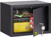 HomeSafe HV25K Meubelkluis met Sleutelslot 3mm Stalen Deur Zwart RAL 9005
