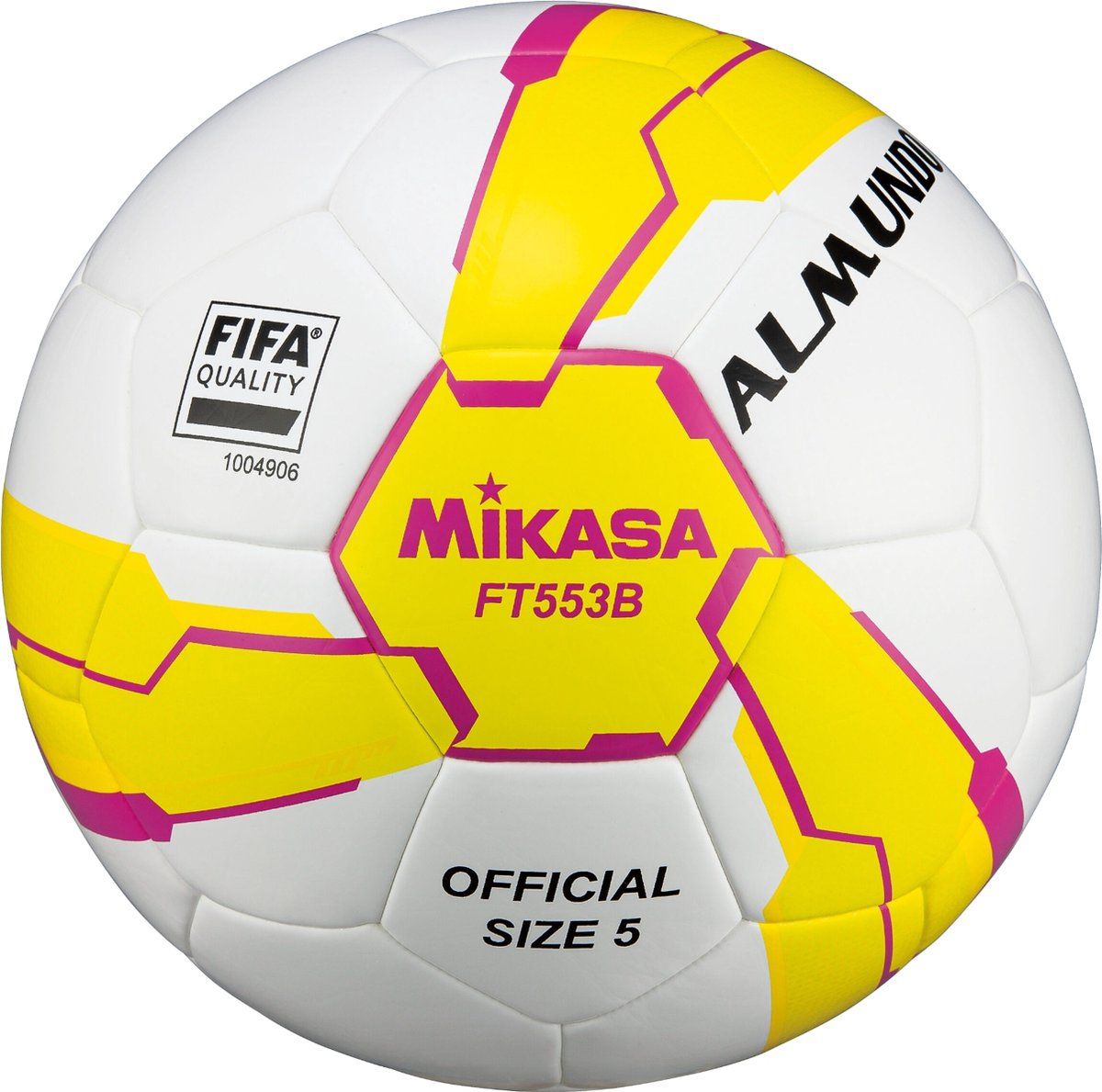 Mikasa FT553B-YP FIFA Quality Ball - Maat 5 - Wit