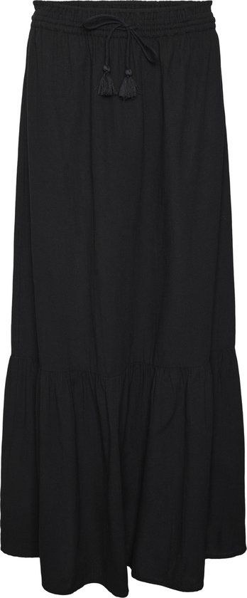 Vero Moda VMPRETTY HW MAXI SKIRT WVN GA NOOS - Black - XS