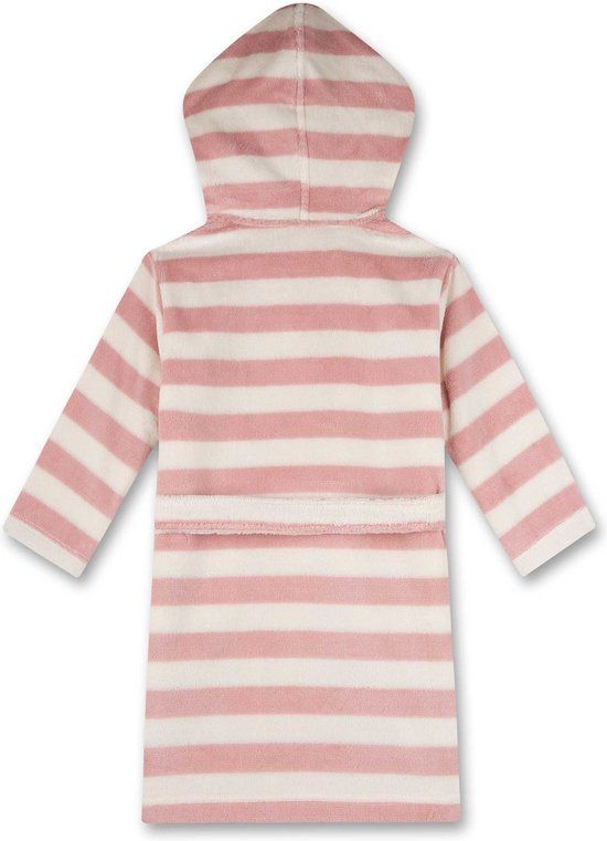 Sanetta Meisjesbadjas roze gestreept 116 - Wasbaar