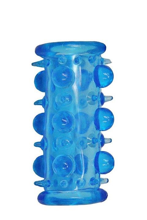 DreamToys Rekbare sleeve met knobbeltjes - Blauw