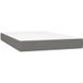 Matelas à ressorts ensachés fermeté moyenne gris foncé 120x200x20 cm