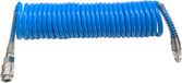 Aircraft Tuyau spiralé pneumatique PU 8x12 mm – 10 m – incluant coupleur rapide et raccord rapide