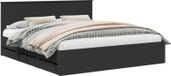 vidaXL Bedframe met lades, noir, 180 x 200 cm, en bois composite