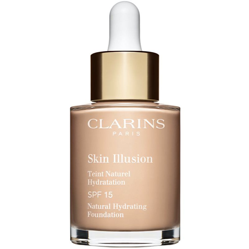 Clarins Skin Illusion SPF 15 Natural Hydrating Foundation 30 ml 102.5 Porcelain