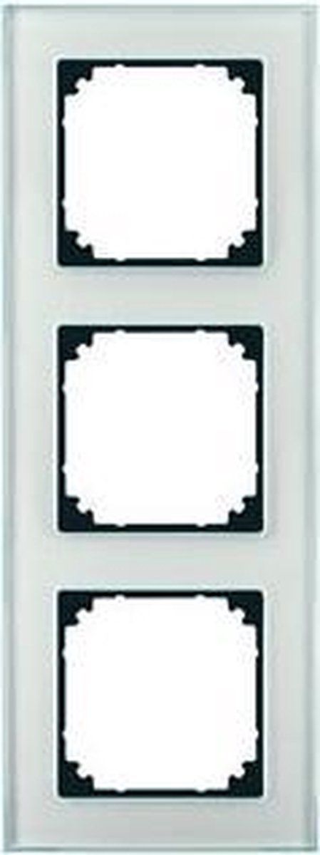 SCHNEIDER ELECTRIC Merten System M afdekraam 1-voudig m-plan diamant / glas 489160