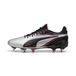 PUMA KING ULTIMATE MxSG voetbalschoenen, Zwart/Zilver, Maat 42,5