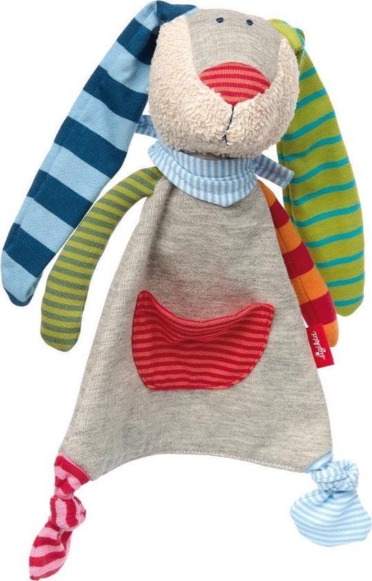 Sigikid Przytulaczek Długouchy Królik Ringel Dingel - Multicolor - 23 cm