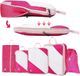 Unyqoos® 5-delige compressiepakzakken, reiskoffer-organizer, ultralicht, waterdicht ripstop-nylon met mesh, schoenenzak en trekkoord, roze