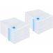 Icecat Sacs de rangement 20 Pcs Transparent et Bleu 130 x 100 cm