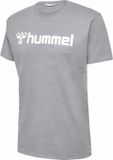 Hummel T-shirt Homme Coupe normale Stretch Col rond Logo Shirt de sport