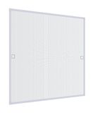 Windhager Bescherming tegen insecten spanraam Plus, vliegengaas aluminium frame voor ramen, zelfbouwpakket 100 x 120 cm, wit, 04326