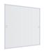 Windhager Bescherming tegen insecten spanraam Plus, vliegengaas aluminium frame voor ramen, zelfbouwpakket 100 x 120 cm, wit, 04326